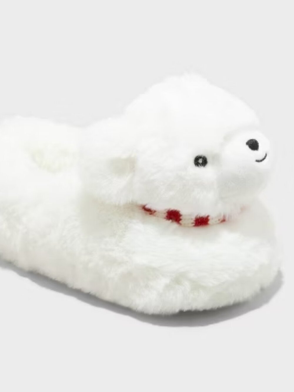 NEW Toddler Holiday Polar Bear Character Slippers Wondershop™ White Small 5T-6T